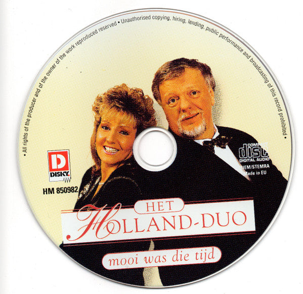 Holland Duo - Mooi Was Die Tijd (CD) Compact Disc Goede Staat