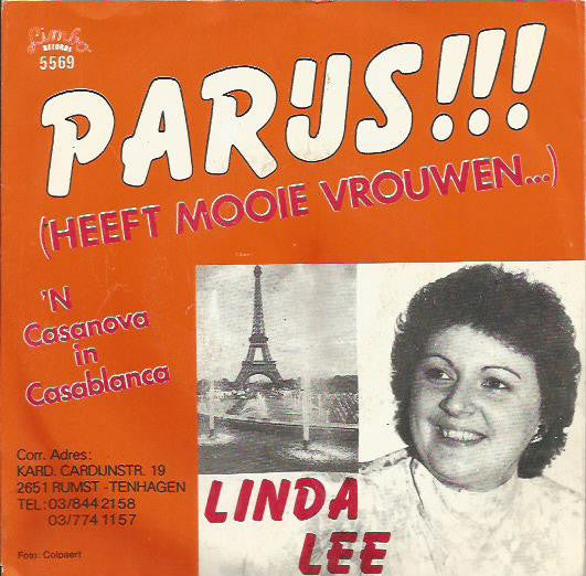 Linda Lee - Parijs...!!! (heeft Mooie Vrouwen) 37134 Vinyl Singles Goede Staat