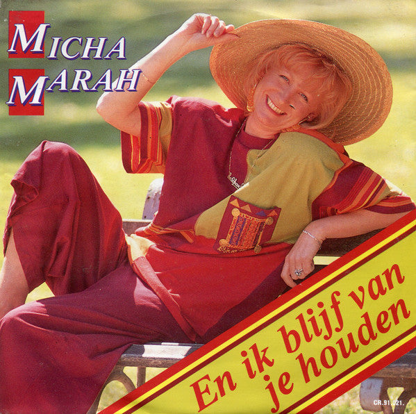 Micha Marah - En Ik Blijf van Je Houden Vinyl Singles Vinyl Very Good (VG) <br> Hoes Good Plus (G+)