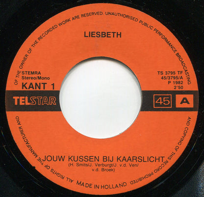 Liesbeth - Jouw Kussen Bij Kaarslicht Vinyl Singles Vinyl Goed / Hoes Generic