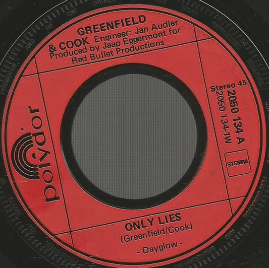 Greenfield & Cook - Only Lies 34140 Vinyl Singles VINYLSINGLES.NL