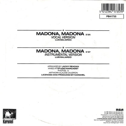 Antonio De Plata - Madona, Madona