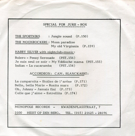 Camille Blanckaert - Bella, Bella, Marie Vinyl Singles Vinyl Zeer Goed / Hoesje Goed "VINYLSINGLES.NL"