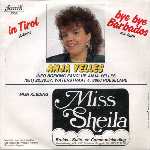 Anja Yelles - In Tirol 17715 Vinyl Singles Goede Staat