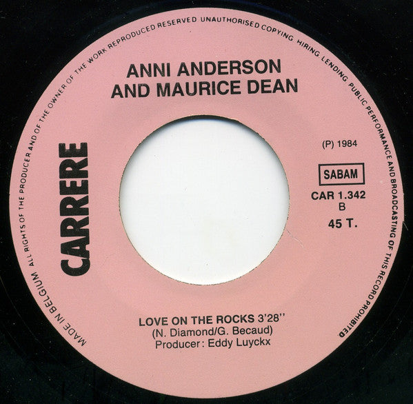 Anni Anderson & Maurice Dean- Say Hello To Yesterday 21823 Vinyl Singles Goede Staat