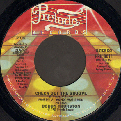 Bobby Thurston - Check Out The Groove 35837 Vinyl Singles Hoes: Generic Company