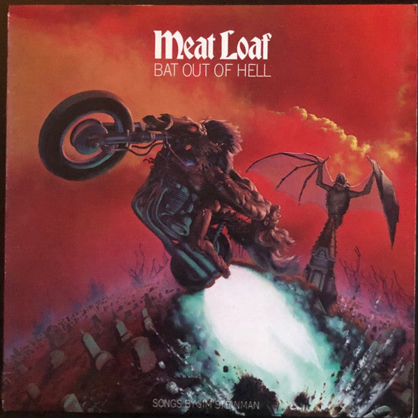 Meat Loaf - Bat Out Of Hell (LP) Vinyl LP Vinyl Very Good (VG) <br> Hoes Good Plus (G+)