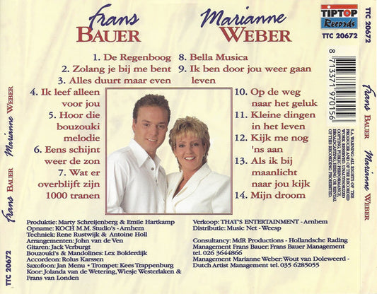 Frans Bauer & Marianne Weber - Frans Bauer & Marianne Weber (CD) Compact Disc Goede Staat "VINYLSINGLES.NL"