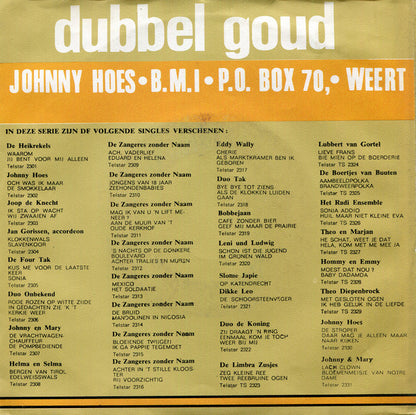 Zangeres Zonder Naam - Moeder Hoe Kan Ik Je Danken Vinyl Singles Vinyl Very Good (VG) <br> Hoes Good Plus (G+)