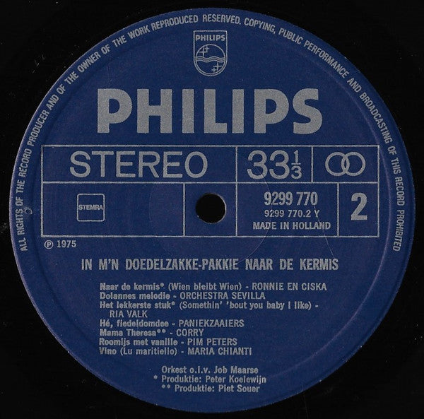 Various - In M'n Doedelzakke-pakkie Naar De Kermis (LP) 46992