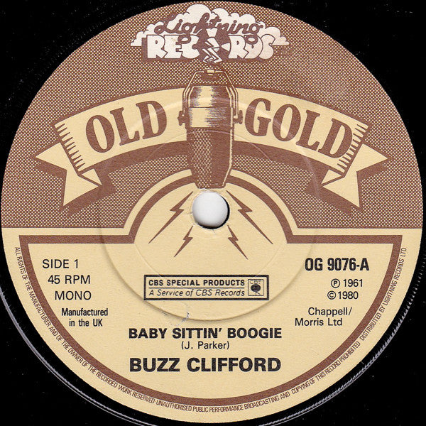 Buzz Clifford / Bobby Vinton - Baby Sittin' Boogie Vinyl Singles Vinyl Very Good (VG) <br> Hoes Generic