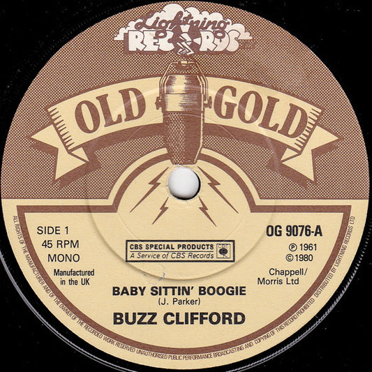 Buzz Clifford / Bobby Vinton - Baby Sittin' Boogie Vinyl Singles Vinyl Very Good (VG) <br> Hoes Generic