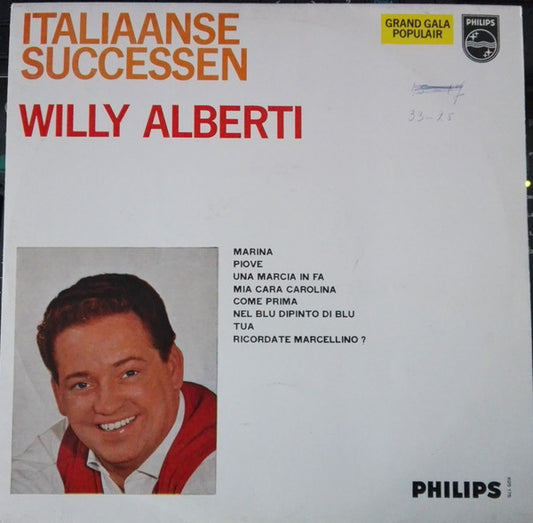 Willy Alberti - Italiaanse Successen (10") Vinyl LP 10" VINYLSINGLES.NL