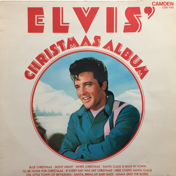 Elvis Presley - Elvis' Christmas Album (LP) (B-Keus) Vinyl LP Vinyl Goed / Hoes Redelijk