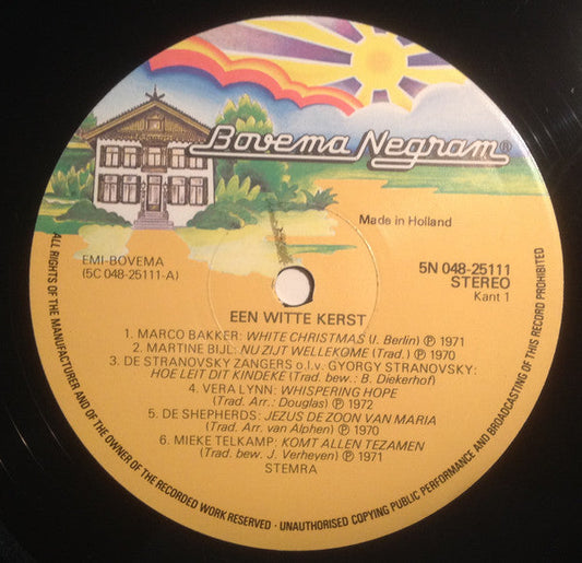 Various - Een Witte Kerst (LP) Vinyl LP Vinyl Zeer Goed / Hoesje Goed "VINYLSINGLES.NL"