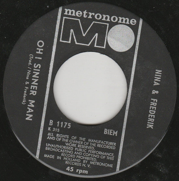 Nina & Frederik - Mary's Boychild Vinyl Singles Vinyl Goed / Hoes Generic