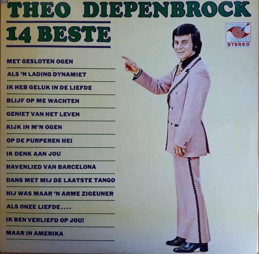 Theo Diepenbrock - 14 Beste Van Theo Diepenbrock (LP) 51160 Vinyl LP Goede Staat