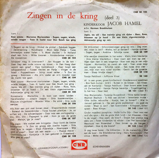 Kinderkoor Jacob Hamel - Zingen In De Kring - Deel 3