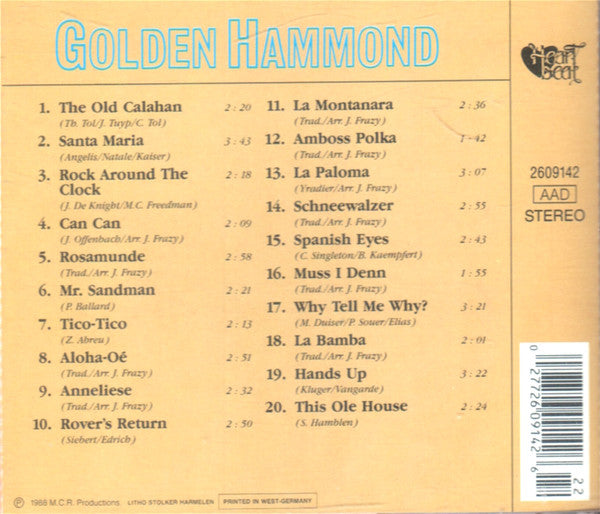 Campbell Farrell - Golden Hammond (CD) Compact Disc Goede Staat