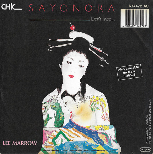 Lee Marrow - Sayonara (Don't Stop...) 35896 Vinyl Singles Goede Staat ++