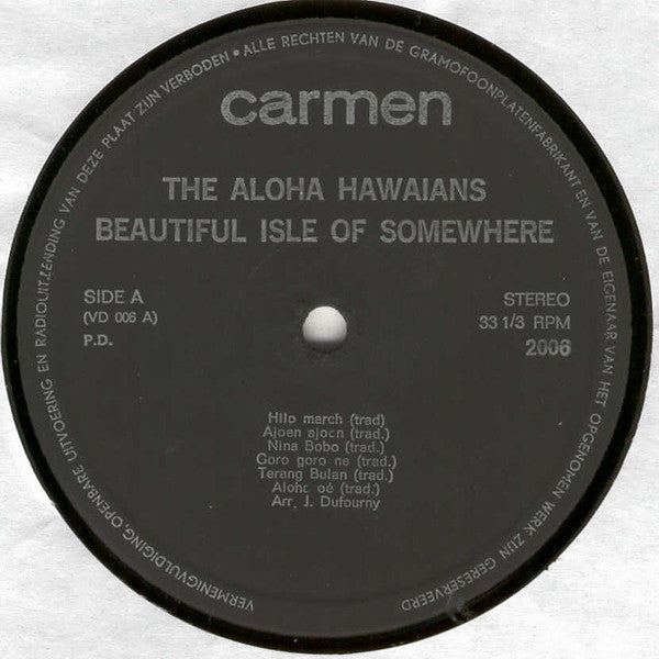 Aloha Hawaiians - Beautiful Isle Of Somewhere (LP) 49819 Vinyl LP Goede Staat