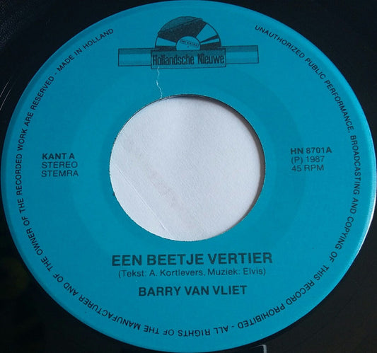 Barry Van Vliet - Een Beetje Vertier