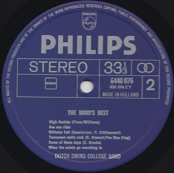 Dutch Swing College Band - The Band's Best (LP) 46222