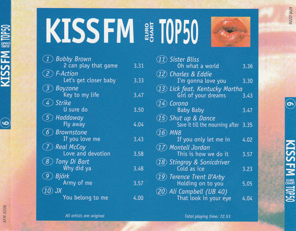 Various - Kiss FM Euro Chart Top ** - * (CD) Compact Disc Goede Staat