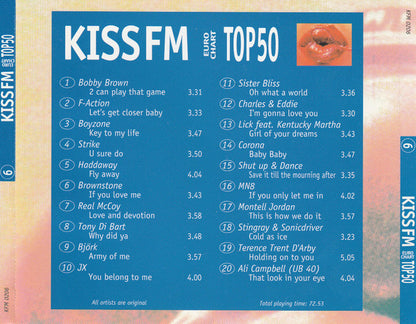Various - Kiss FM Euro Chart Top ** - * (CD) Compact Disc Goede Staat