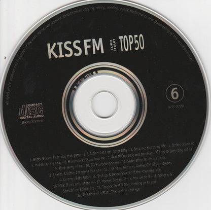 Various - Kiss FM Euro Chart Top ** - * (CD) Compact Disc Goede Staat