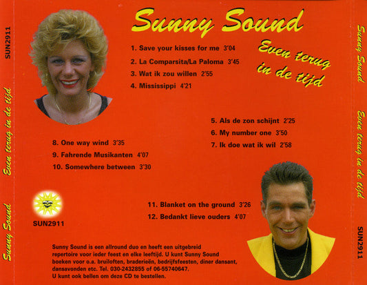 Sunny Sound - Even Terug In De Tijd (CD) Compact Disc Goede Staat "VINYLSINGLES.NL"