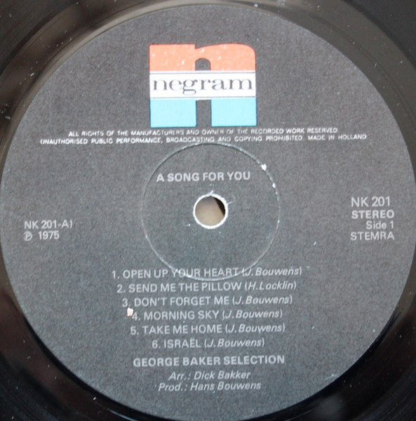 George Baker Selection - A Song For You (LP) 49299