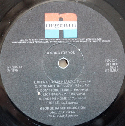 George Baker Selection - A Song For You (LP) 44163