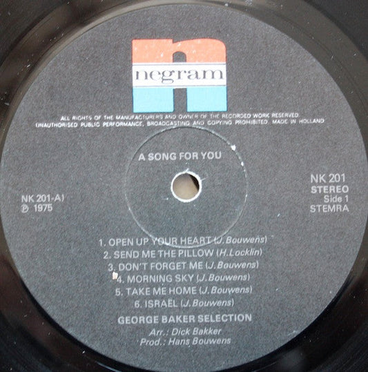 George Baker Selection - A Song For You (LP) 44163