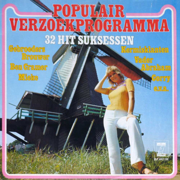 Various - Populair Verzoekprogramma ** Hit Suksessen (LP) Vinyl LP Dubbel Vinyl Very Good (VG) <br> Hoes Good Plus (G+)