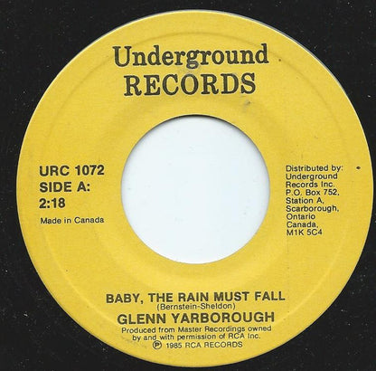 Glenn Yarbrough / Connie Smith - Baby, The Rain Must Fall / Tiny Blue Transistor Radio Vinyl Singles Vinyl Goed / Hoes Generic