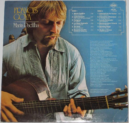 Francis Goya - Maria Padilha (LP) Vinyl LP Media VG+ / Sleeve G+