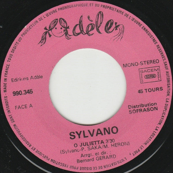 Sylvano - O Julietta