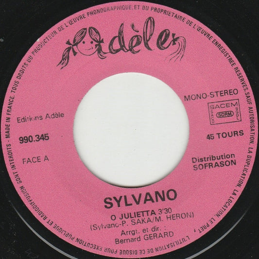 Sylvano - O Julietta