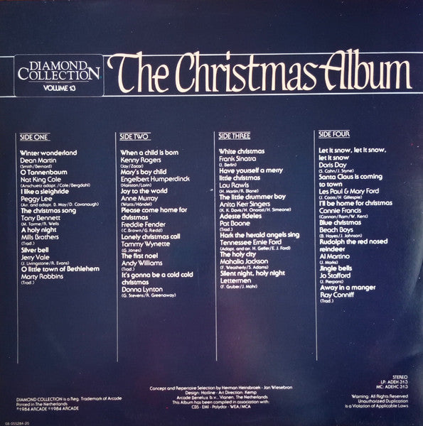 Various - The Christmas Album (LP) Vinyl LP Dubbel Goede Staat