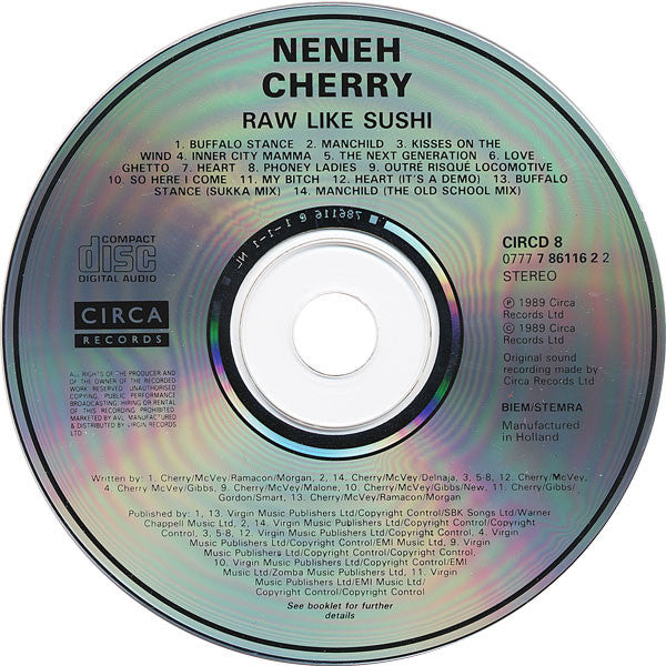 Neneh Cherry - Raw Like Sushi (CD) 70771