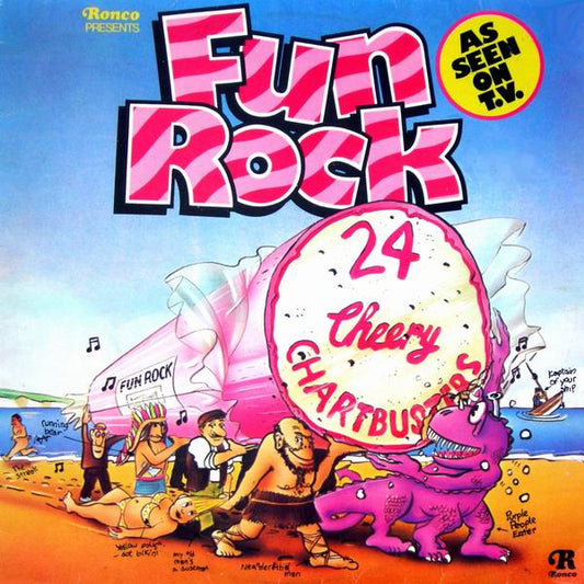 Various - Fun Rock - 24 Cheery Chartbusters (LP) 50814 Vinyl LP Goede Staat
