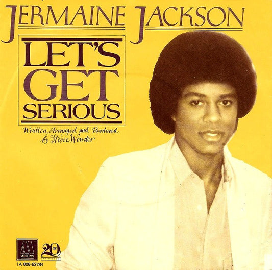 Jermaine Jackson - Let's Get Serious Vinyl Singles Vinyl Very Good (VG) <br> Hoes Good Plus (G+)