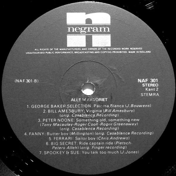 Various - Alle 14 Favoriet 6 (LP)