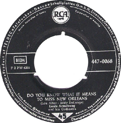 Louis Armstrong - Ain't Misbehavin' Vinyl Singles Vinyl Goed / Hoes Generic