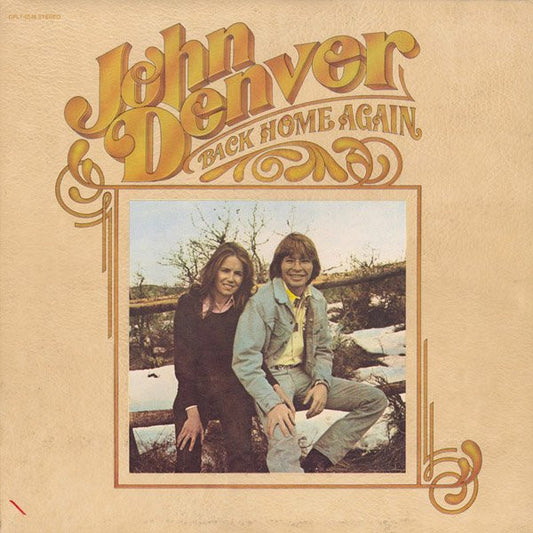 John Denver - Back Home Again (LP) Vinyl LP Vinyl Very Good (VG) <br> Hoes Good Plus (G+)
