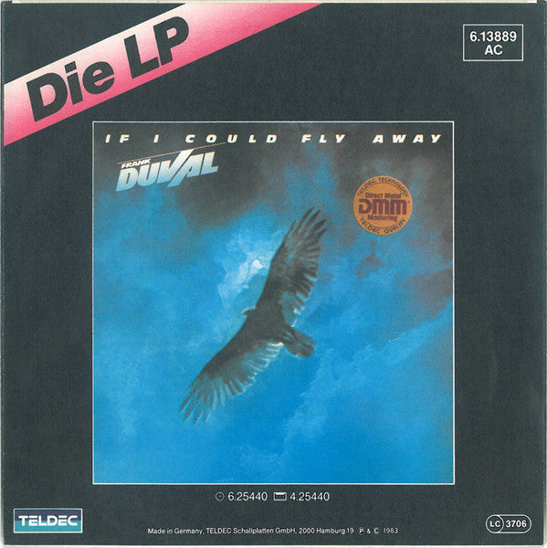 Frank Duval - Give Me Your Love Vinyl Singles Vinyl Very Good (VG) <br> Hoes Good Plus (G+)