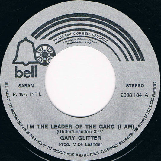 Gary Glitter - I'm The Leader Of The Gang (I Am!) 34008 Vinyl Singles Hoes: Generic