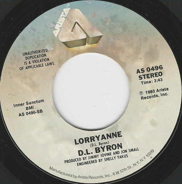 D.L. Byron - Listen To The Heartbeat Vinyl Singles Vinyl (G) <br> Hoes Generic