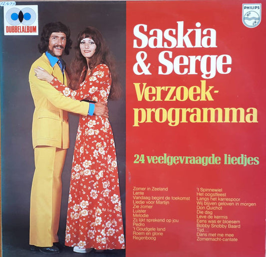 Saskia & Serge - Verzoekprogramma; 24 Veelgevraagde Liedjes (LP) 50418 Vinyl LP VINYLSINGLES.NL
